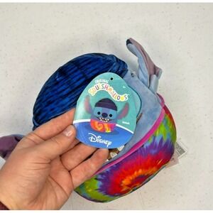 Squishmallow 6.5" Disney Stitch Tie Dye PLUSH NEW